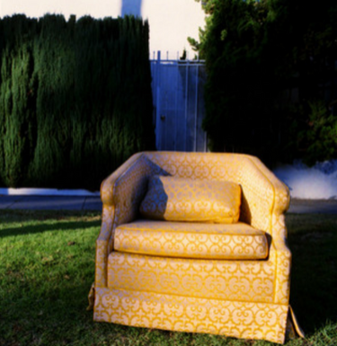Photo of a chair on grass