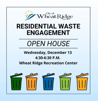 Residential Waste Engagement Open House Graphic 