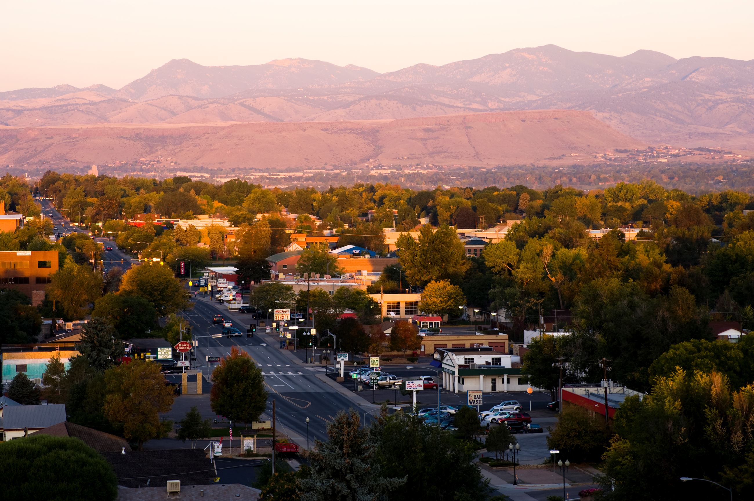 City of Wheat Ridge View of the Mountains