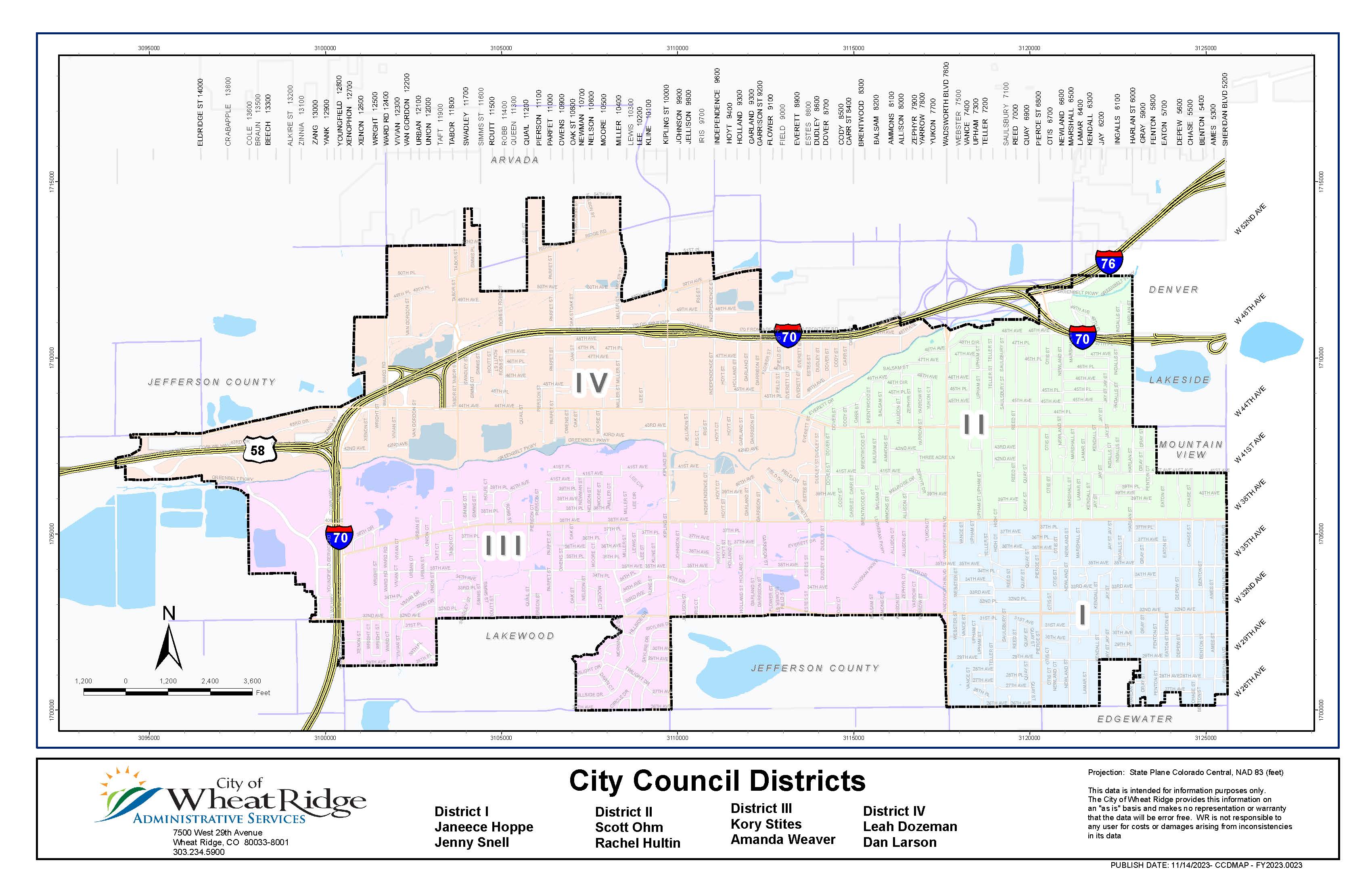 City Council District Map