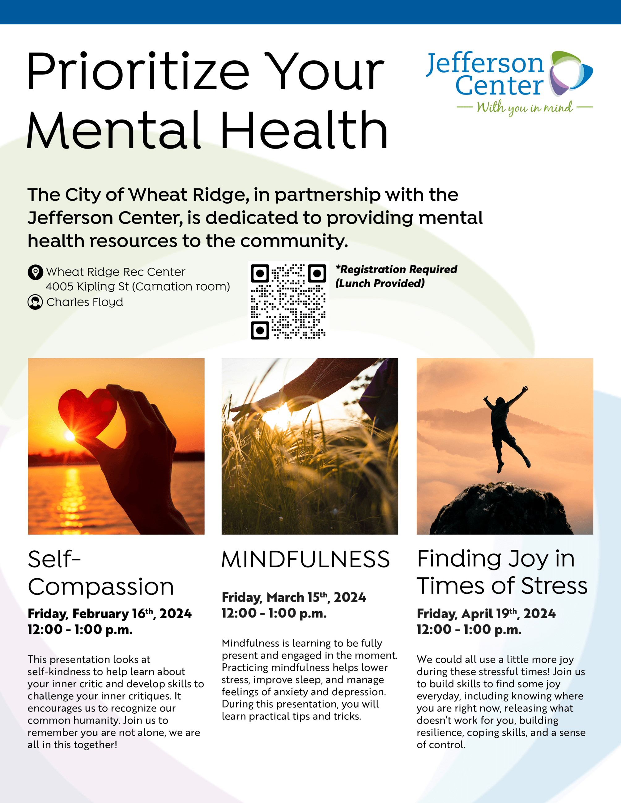 Mental Health and Wellness Series Graphic